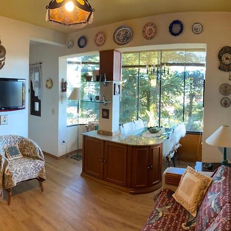 Apartamento Vista inspiradora em uma localização imbatível! Gramado Exterior foto
